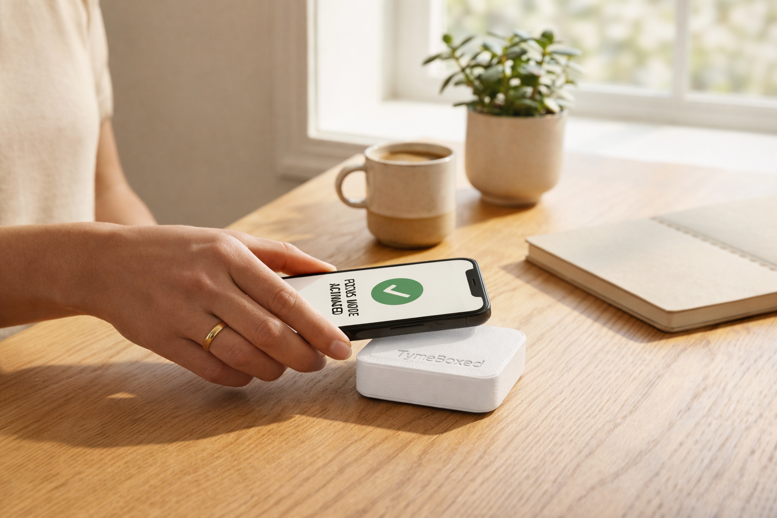 Tyme Boxed — your physical barrier from infinite scroll